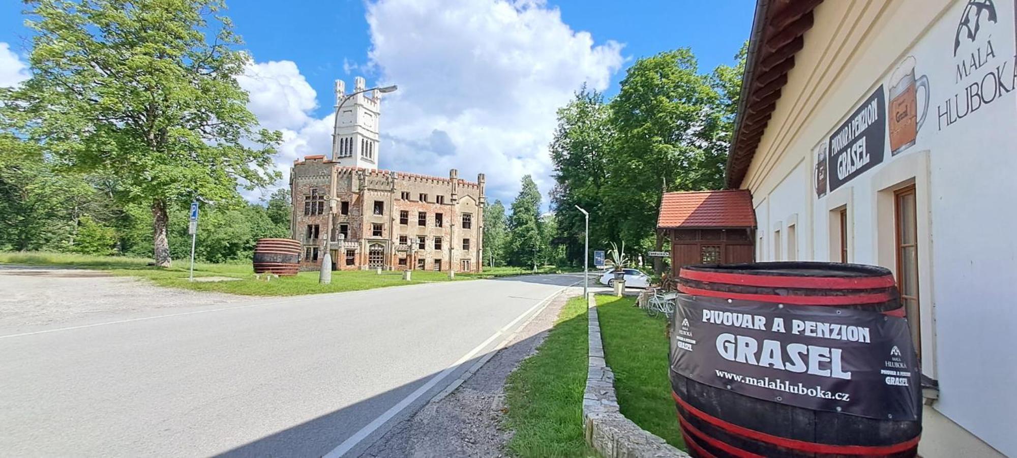 Pivovar A Penzion Grasel Český Rudolec Екстериор снимка
